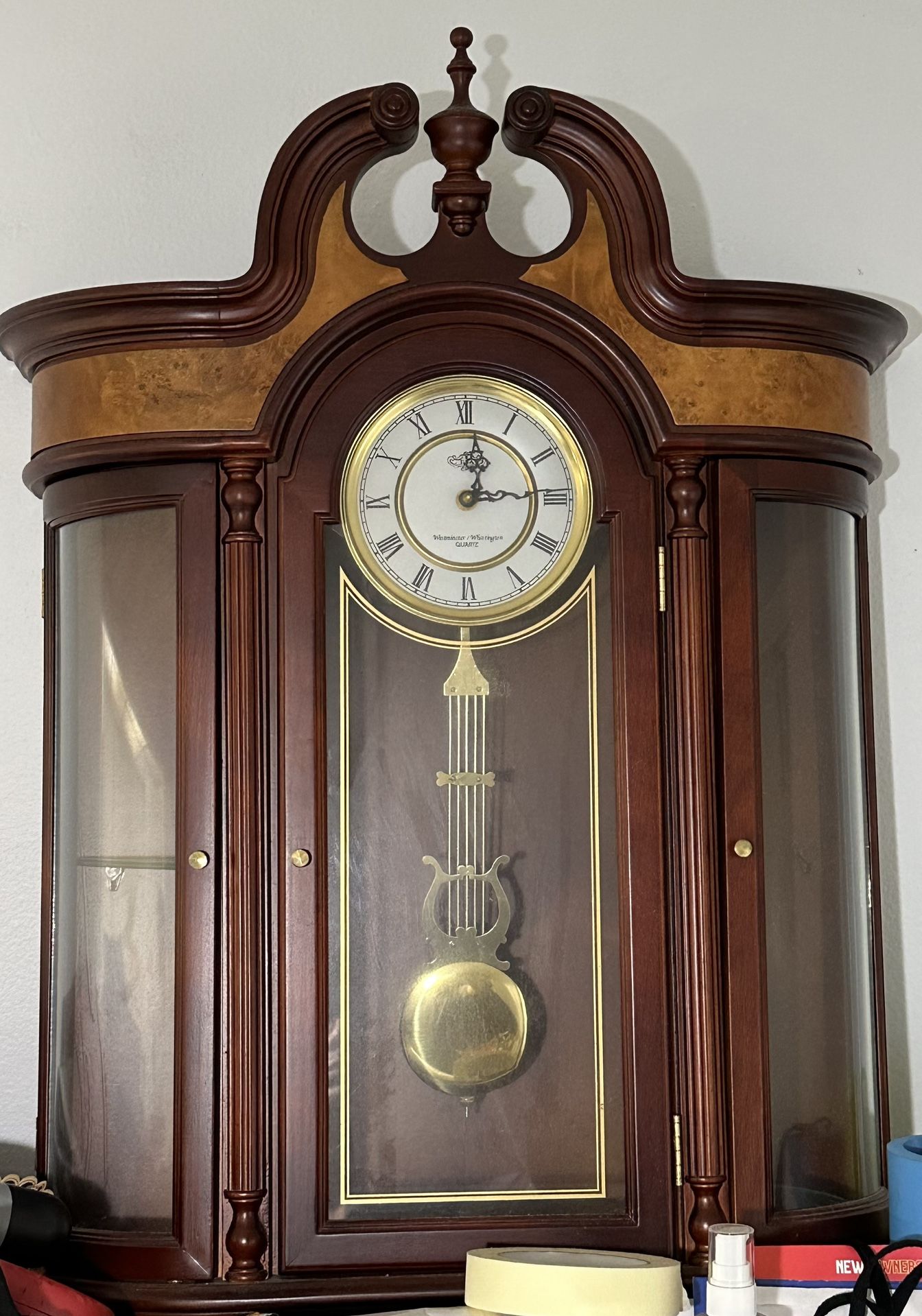 Curio Wall Clock "collector' choice" style: 6054