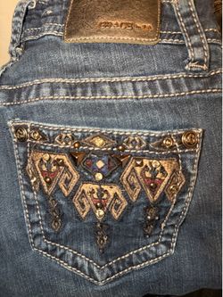 Miss Me, Day trip, Buckle, Hudson, Man Kind 7, BKE, MEK, 1921, Rock & Republic Designer Jeans from Boot Barn or Buckle size 25/26 skinny jeans