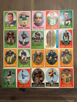 1958 Topps Football Cards