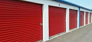 8'wide x up to 7'high roll up door