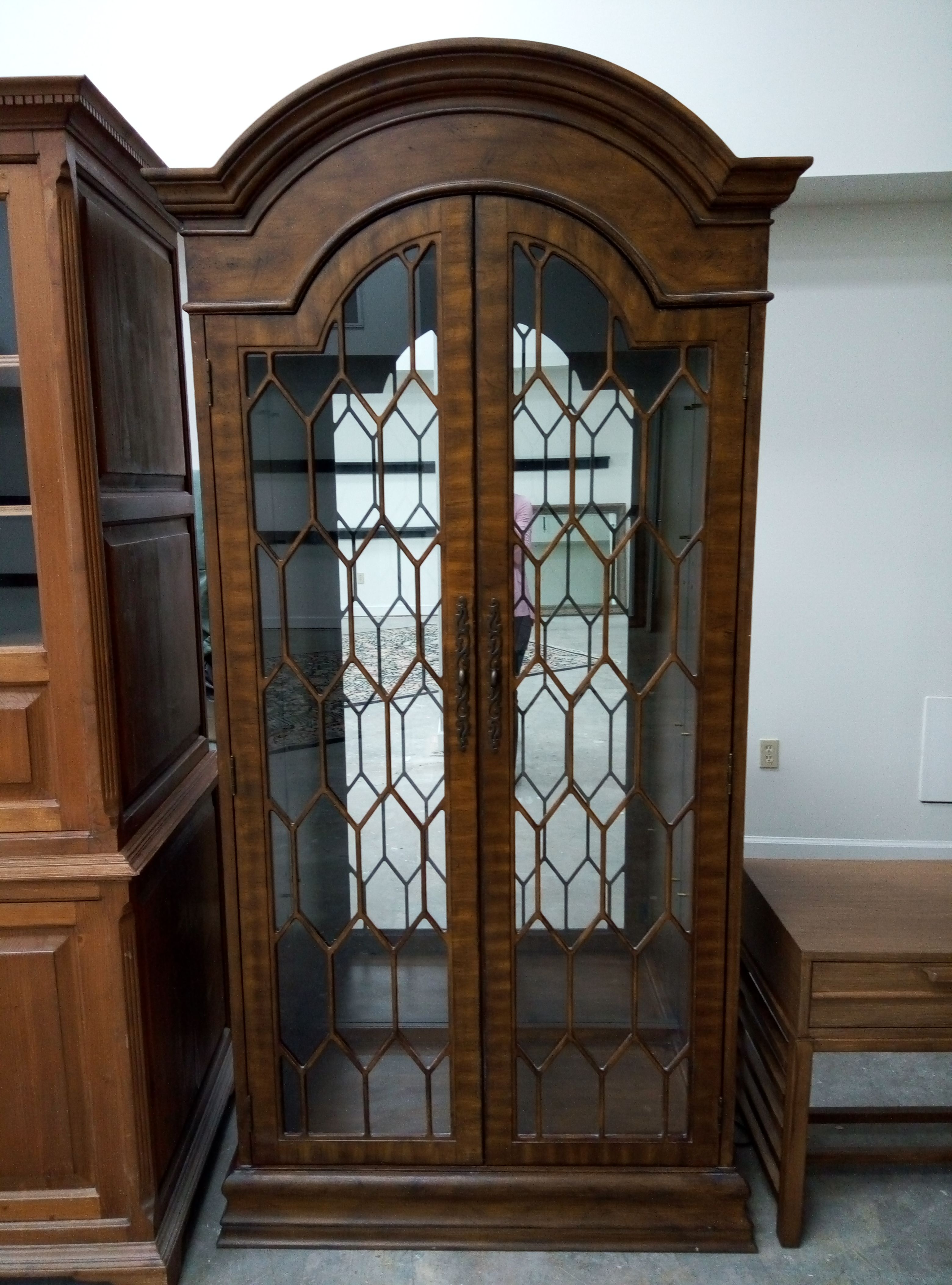 Lighted Glass Cabinet