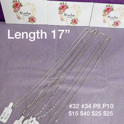 Silver Necklaces 