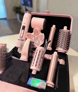 NEW! 8-in-1 Professional Hot Air Styler&Hair Dryer Brush