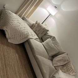 Linen Couch 