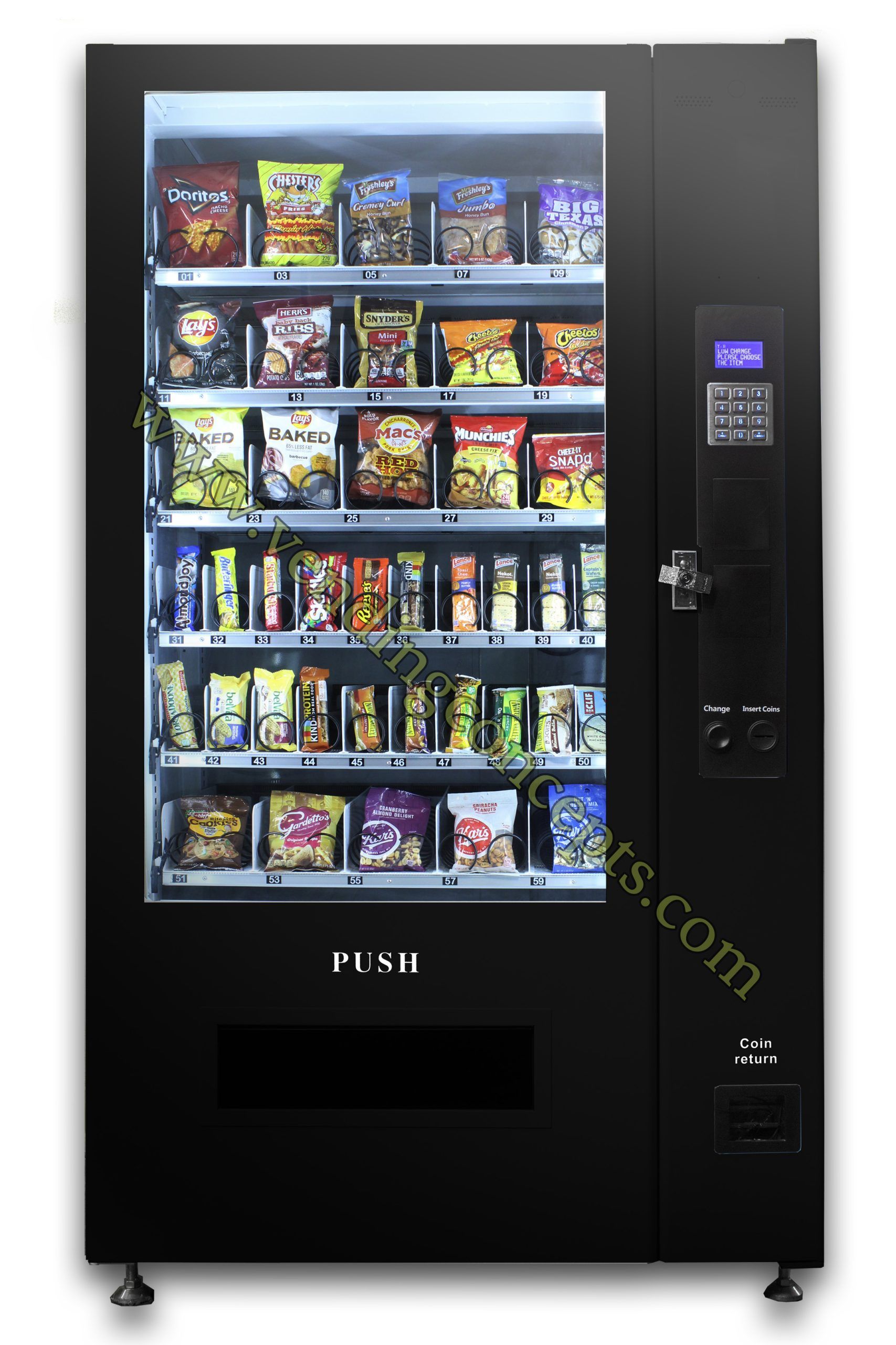 VC 8010-5S Black Vending Machine