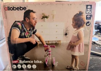 Allobebe Baby Balance Bike -Pink