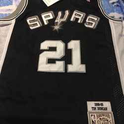 Tim Duncan San Antonio Spurs Jersey Brand New With Tags 