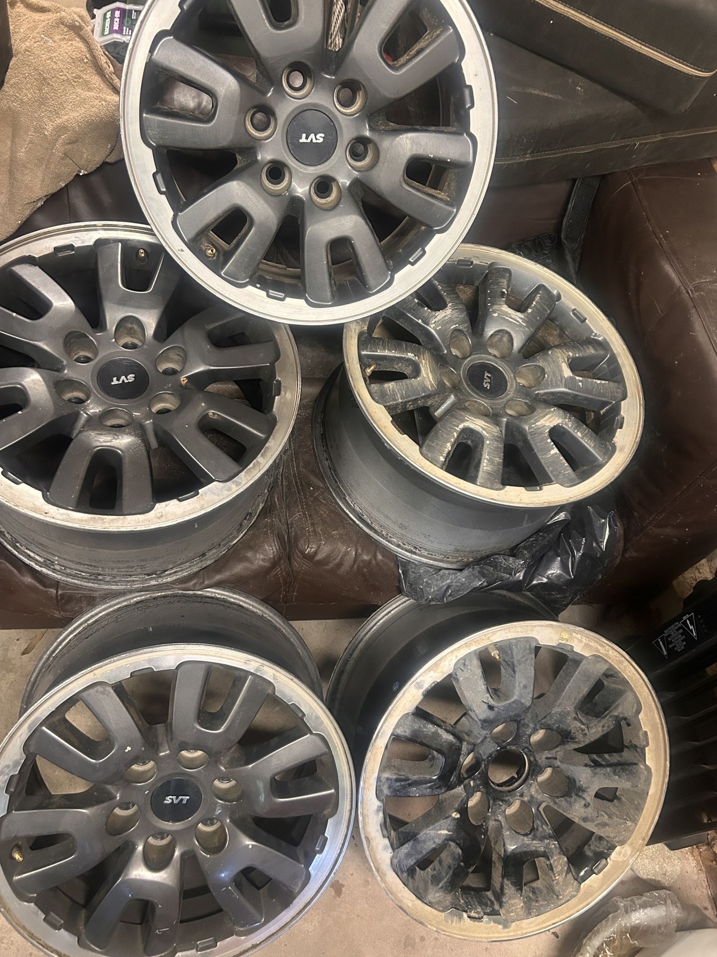 Five 2010 Ford F-150 Raptor  OEM Wheel Rims