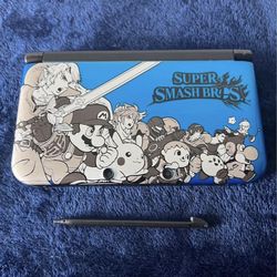 Nintendo 3DS XL Blue Smash Bros w/ 512gb SD Card
