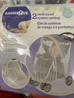System Netting for car seat and stroller