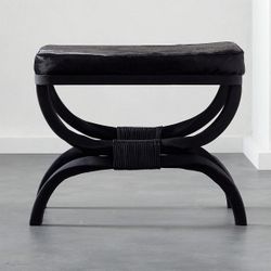 CB2  Modern Cowhide Accent Stool