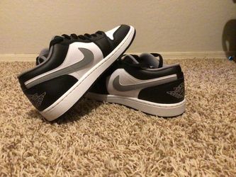Air Jordan 1 Low Black Grey White Sneakers