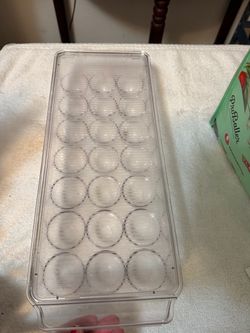 Clear Plastic Egg Storage Container