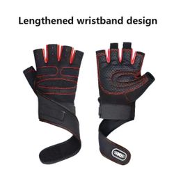 Fitness Half Finger Gloves Men and Women Wrist Guard Sports