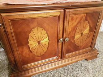 Ashley TV stand / Table with Storage for bedroom with drawers