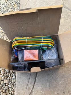 Trailer lights wiring harness