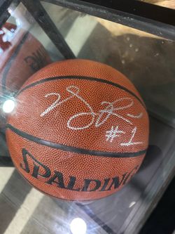 Derrick Rose Signed Spalding Basketball Chicago Bulls