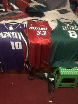 3 NBA jerseys size 60 brand new