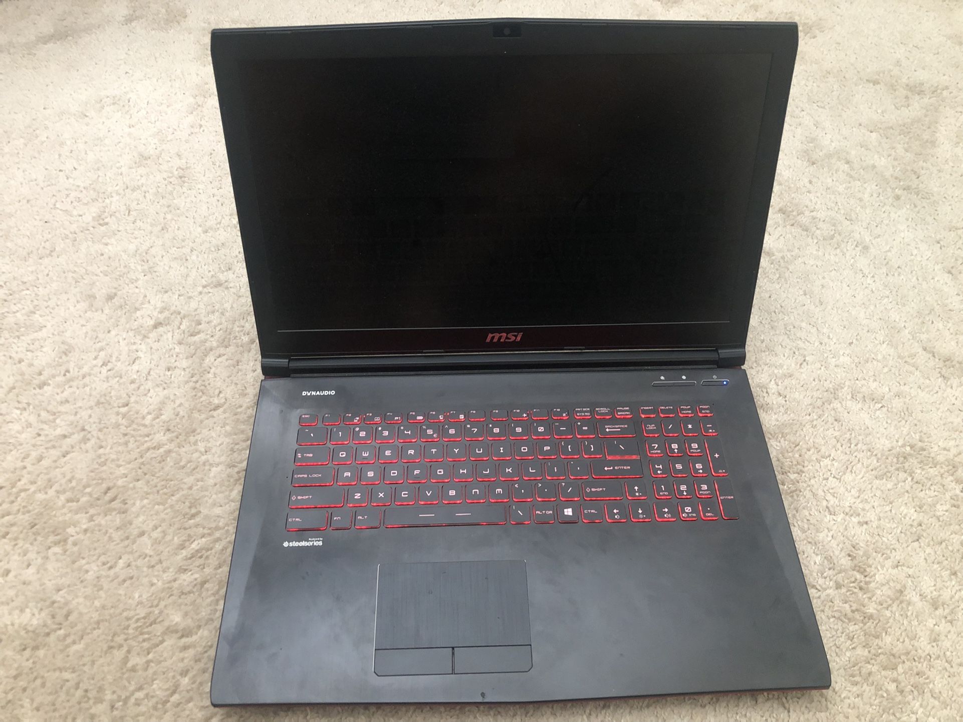 MSI Gaming Laptop I7-6700HQ GTTX 1060