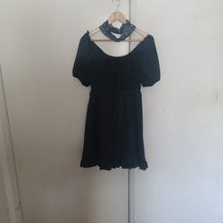 Vestido/dress, Color:black/negro, Size:L