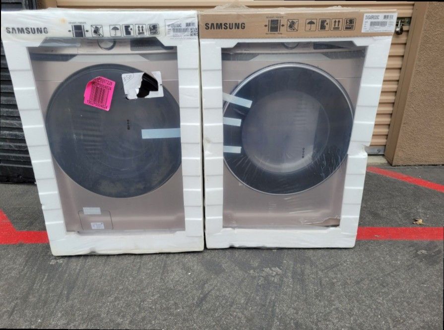 New Samsung front load washer and  dryer