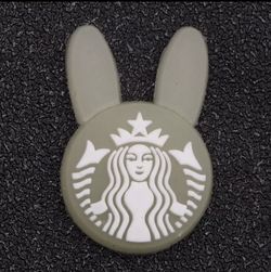 El Conejo Malo “Bunny Starbucks ” Croc Charms or ADD SHOELACE ADAPTORS TO ANY SHOE. Many Styles Available, Collect Them All! SEE PAGE