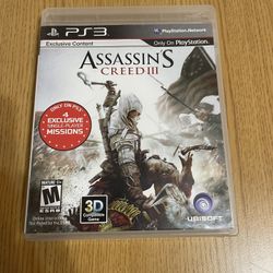 Assassins Creed III PS3
