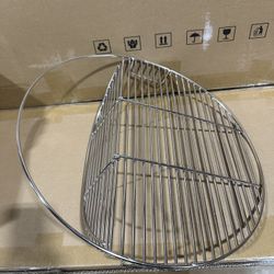 Pit Barrel Cooker Hinged Grill Grate, 19.5” Round Stainless Steel Grill Grate