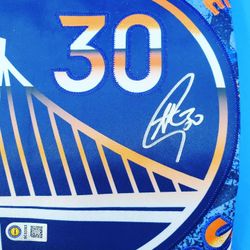 Steph Curry Autographed Nike Jersey One Of a Kind Possibly Dual Authenticated