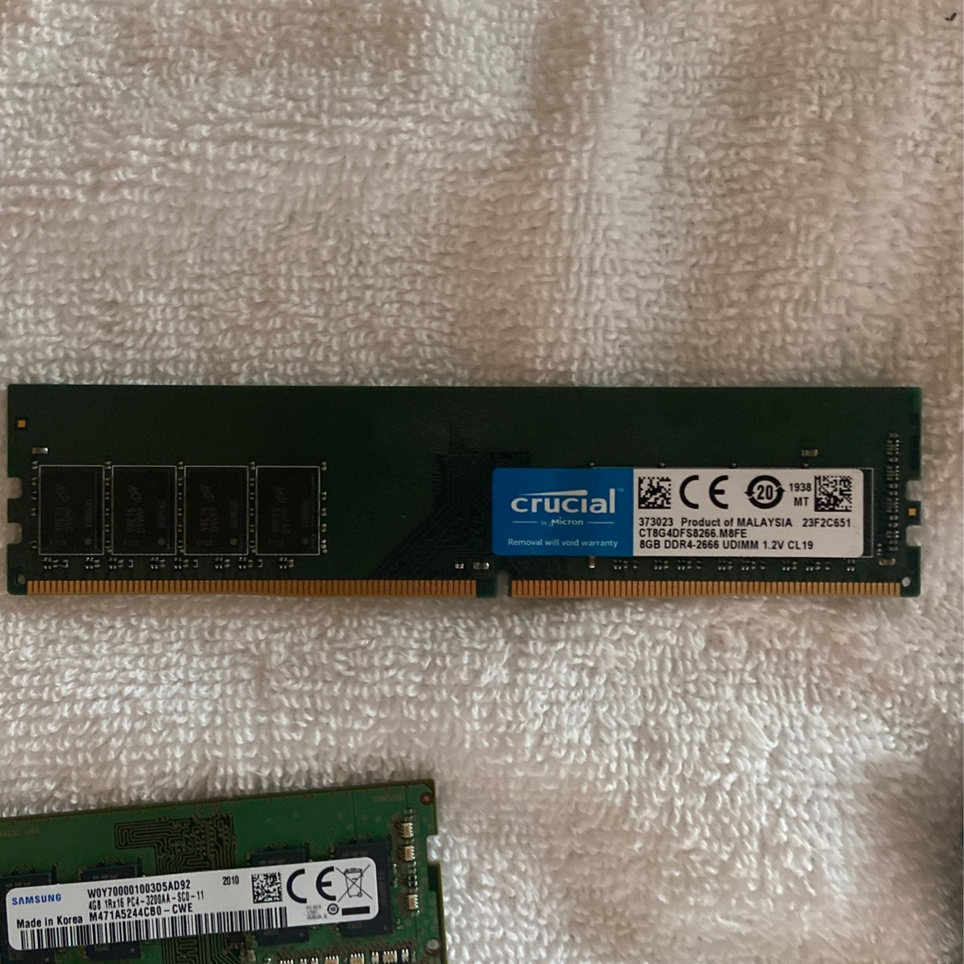 Computer Parts (500GB Hardrive, 16GB Ram Total)