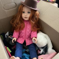 Doll And Clothes