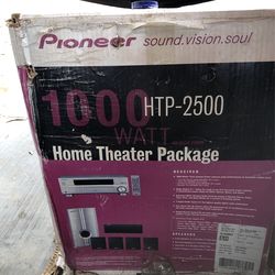 New pioneer 1000 watch home theater package