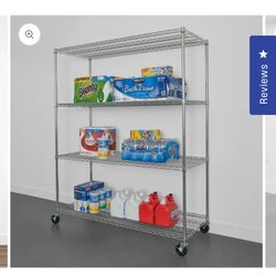 4 Tier Wire Rack : 24 x 60 x 72 