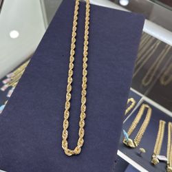 10k Gold Rope Chain