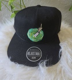 Ricks Middle Finger Snapback Black Hat