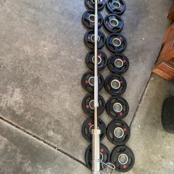 Olympic Weights Bar Set