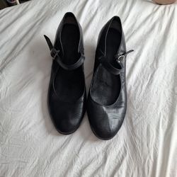 Women Black Folklorico Shoes