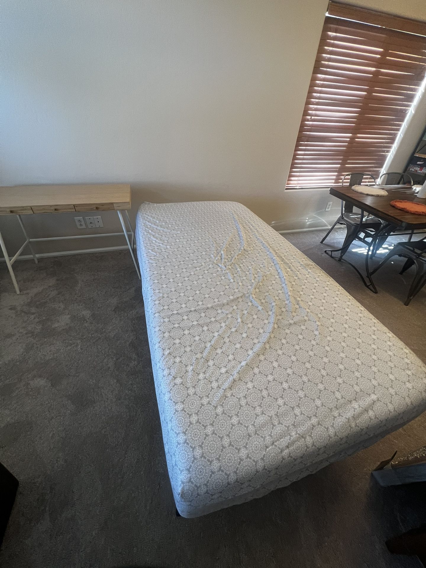 Adjustable Extra Long Twin Bed Mattress & Frame