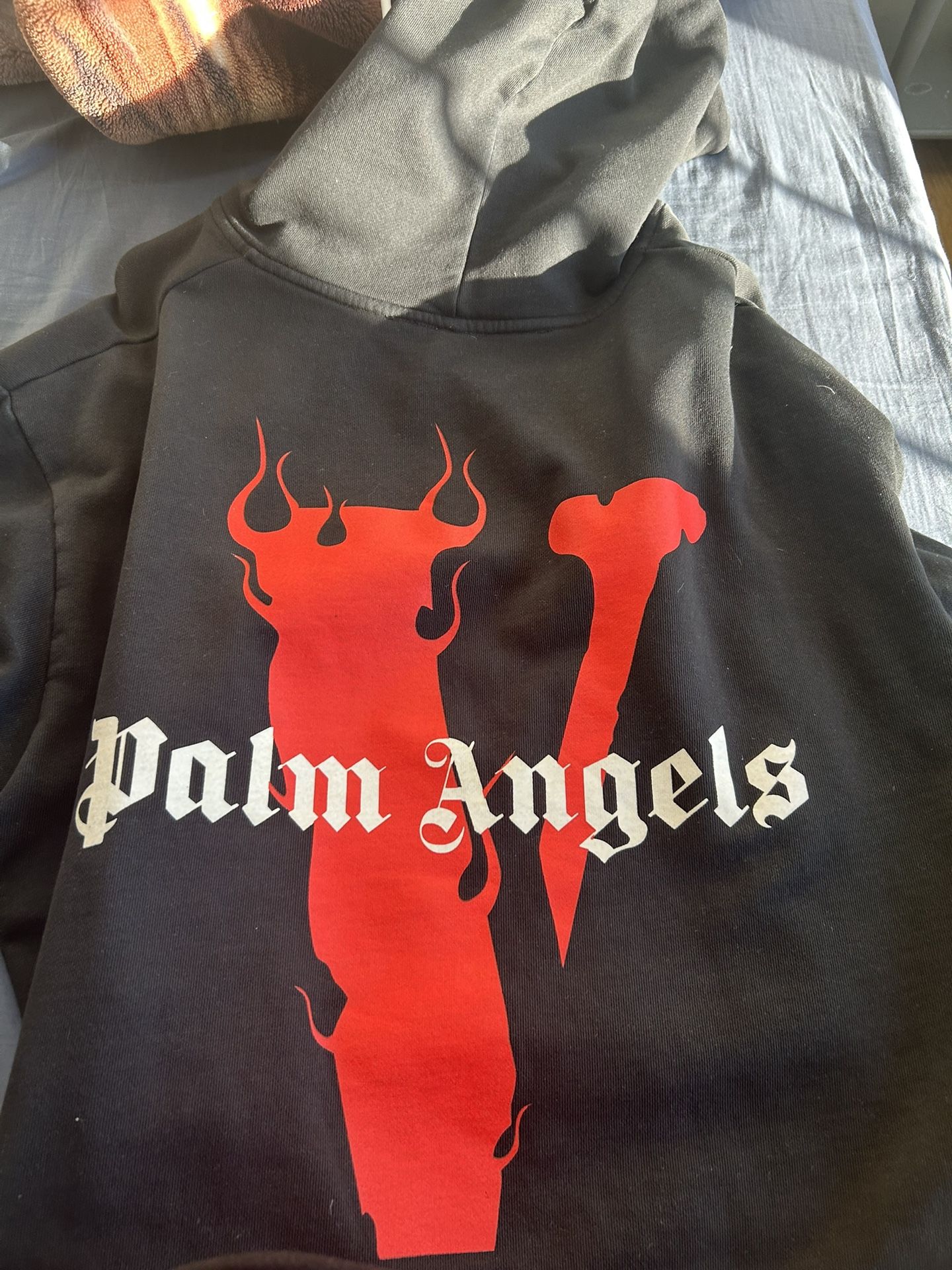 Vlone x Palm Angels Hoodie (RED AND PUPRLE Both For 160)