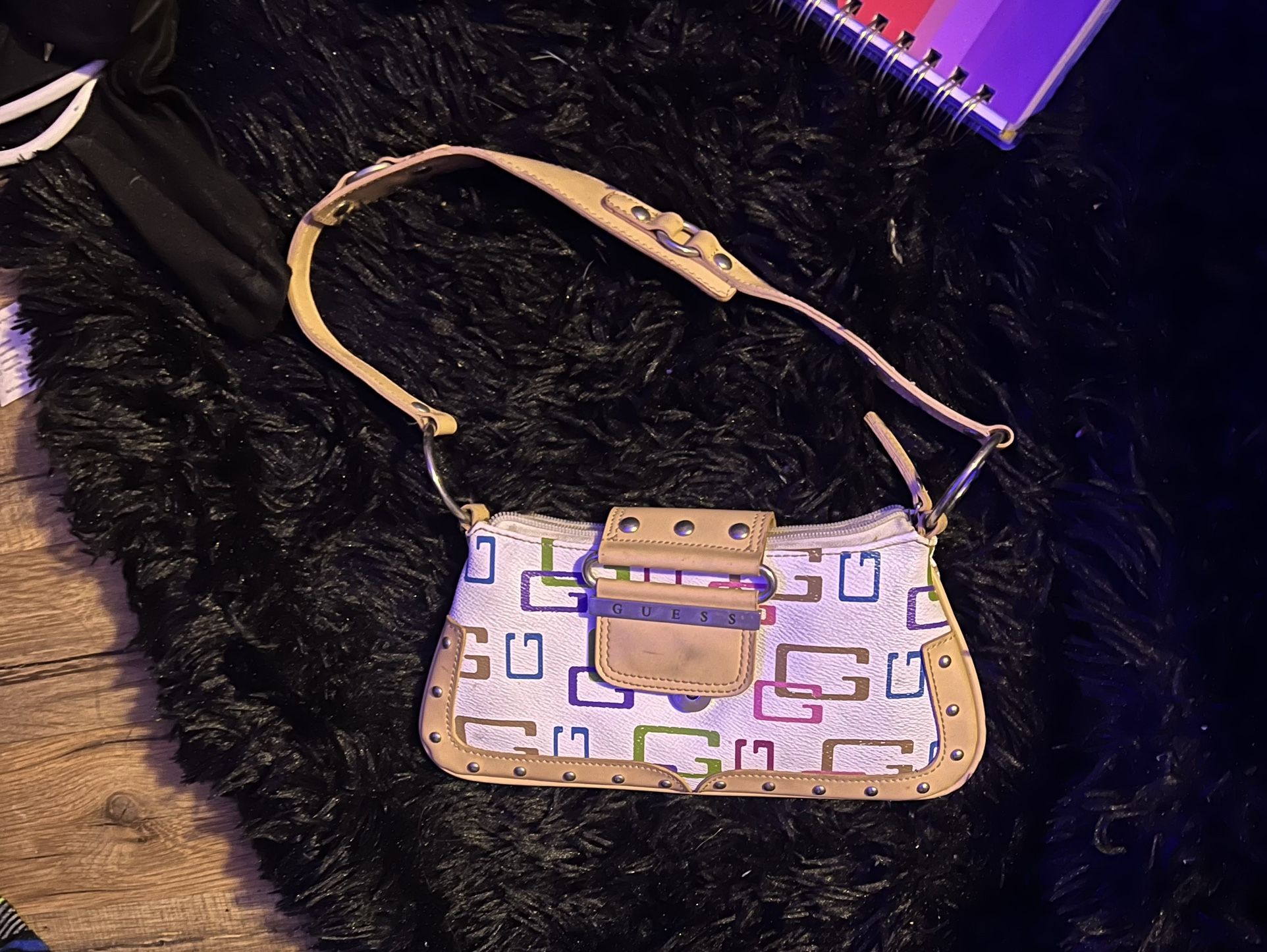 Guess Small Multicolor Purse New Never Used 