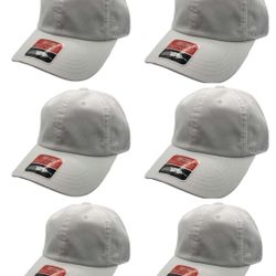 White Baseball Hats 24 For $48