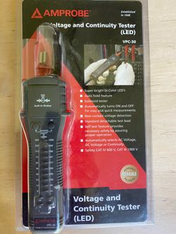New Amprobe VPC-30 Voltage and Continuity Tester