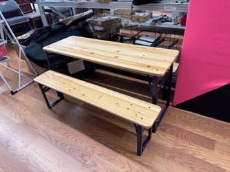 Folding Kids Picnic Table & Bench Set