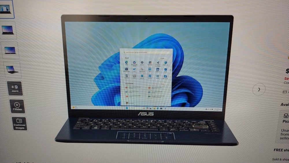 Brand New Asus 14 " FHD Laptop Black