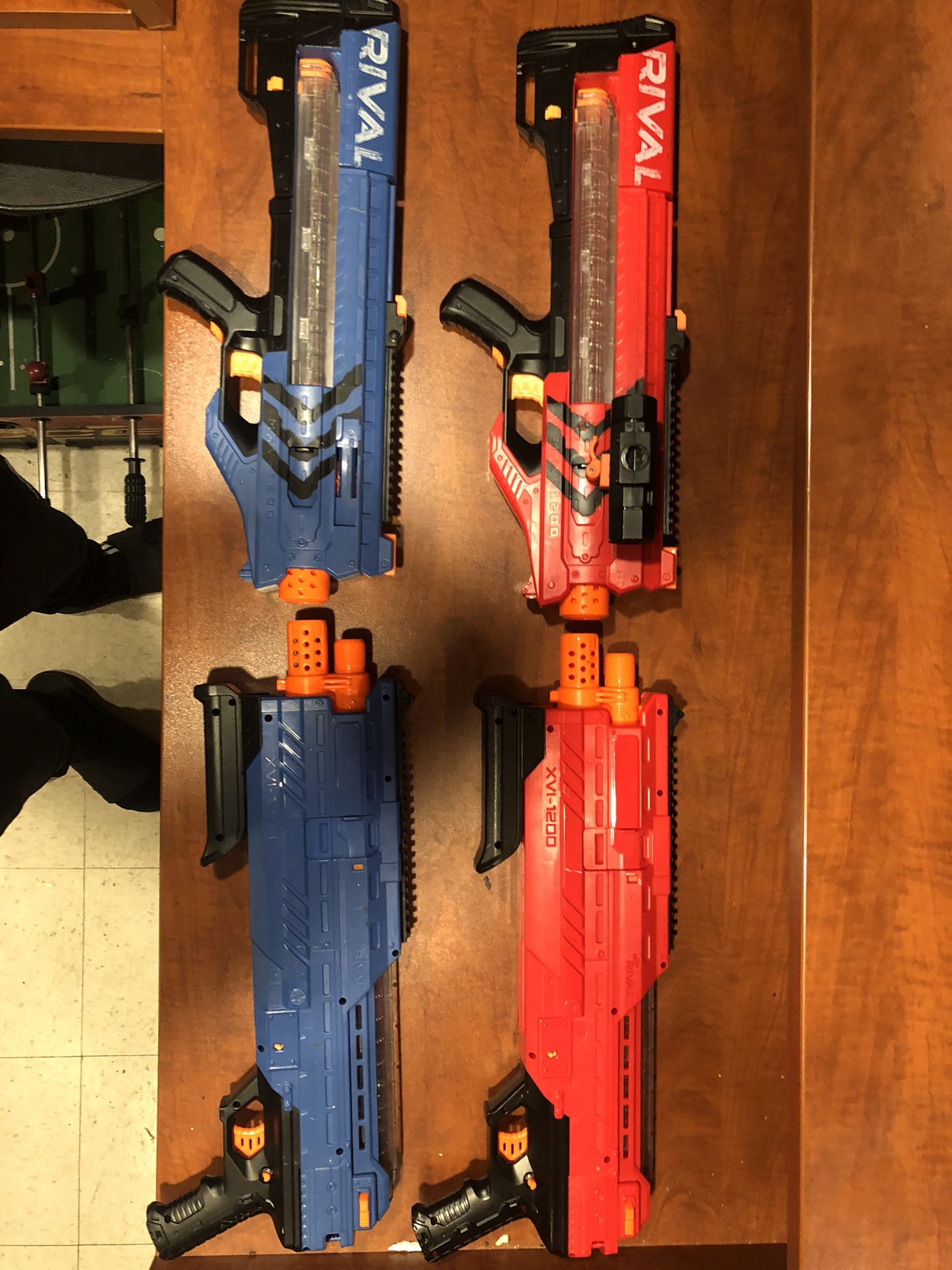 13 Nerf Rival Blaster Lot W/ Masks And Balls