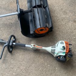 STIHL KM 55 RC With Sweeper