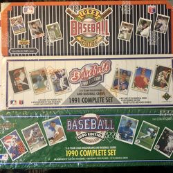 Factory sealed Upper Deck Baseball 1990,91,92