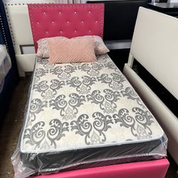 Twin Bed With Mattress 