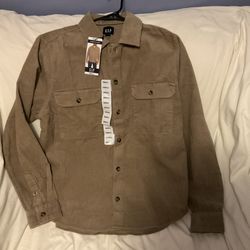 Gap Mens Button Down Shirt Corduroy . Small   NEW W/ TAGS
