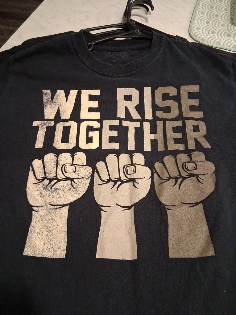 “We Rise Together” 🔥 Statement Tee (Small)